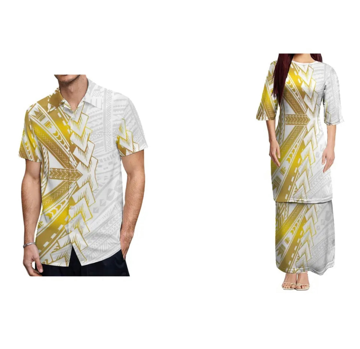 customised Men and Women Matching Outfit set