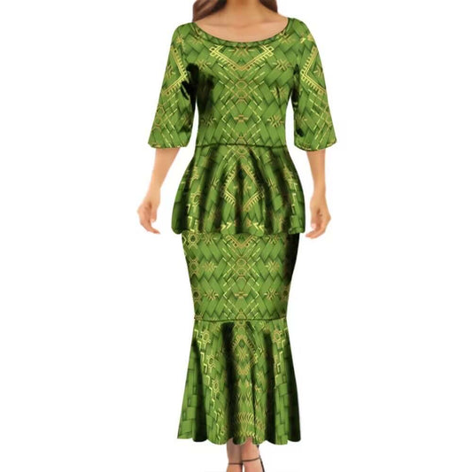 A tribal designed 2pcs Outfit for Ladies