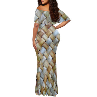 Ladies Finemat off shoulder dress