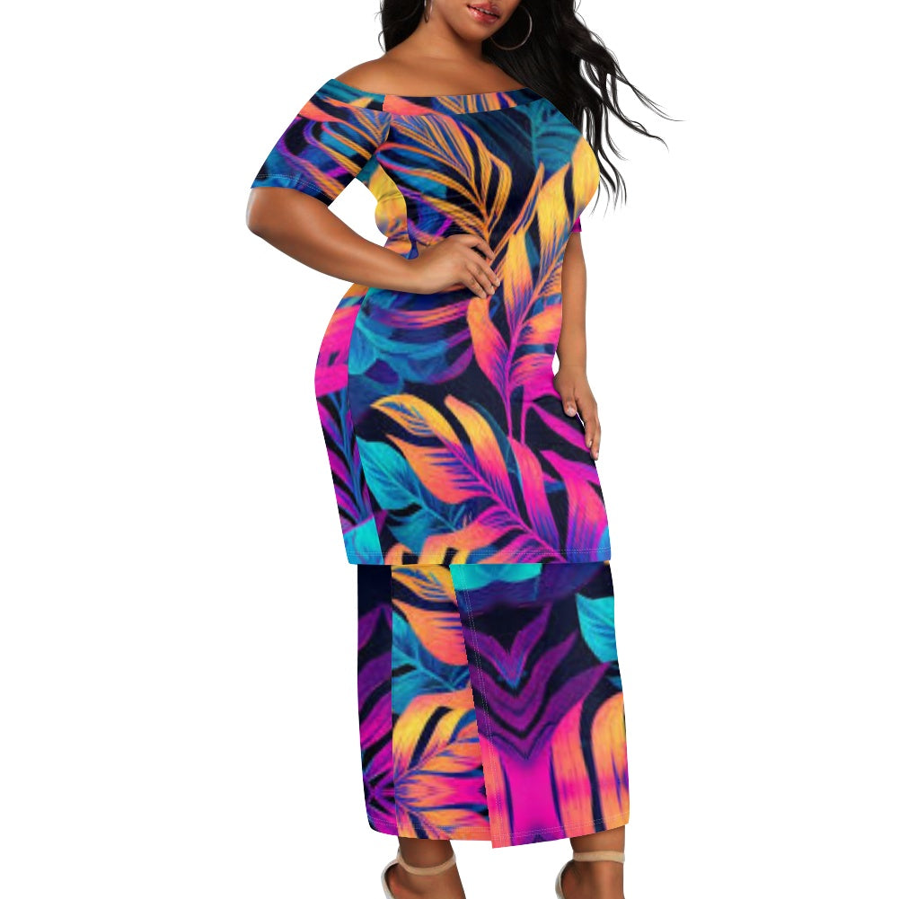 Ladies 2pcs Puletasi or Puletaha.