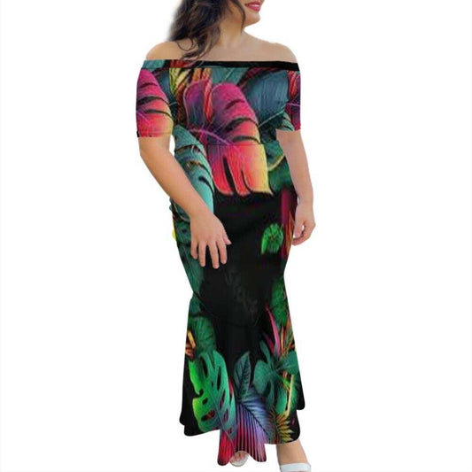 A trendy off- shoulder Bodycon dress