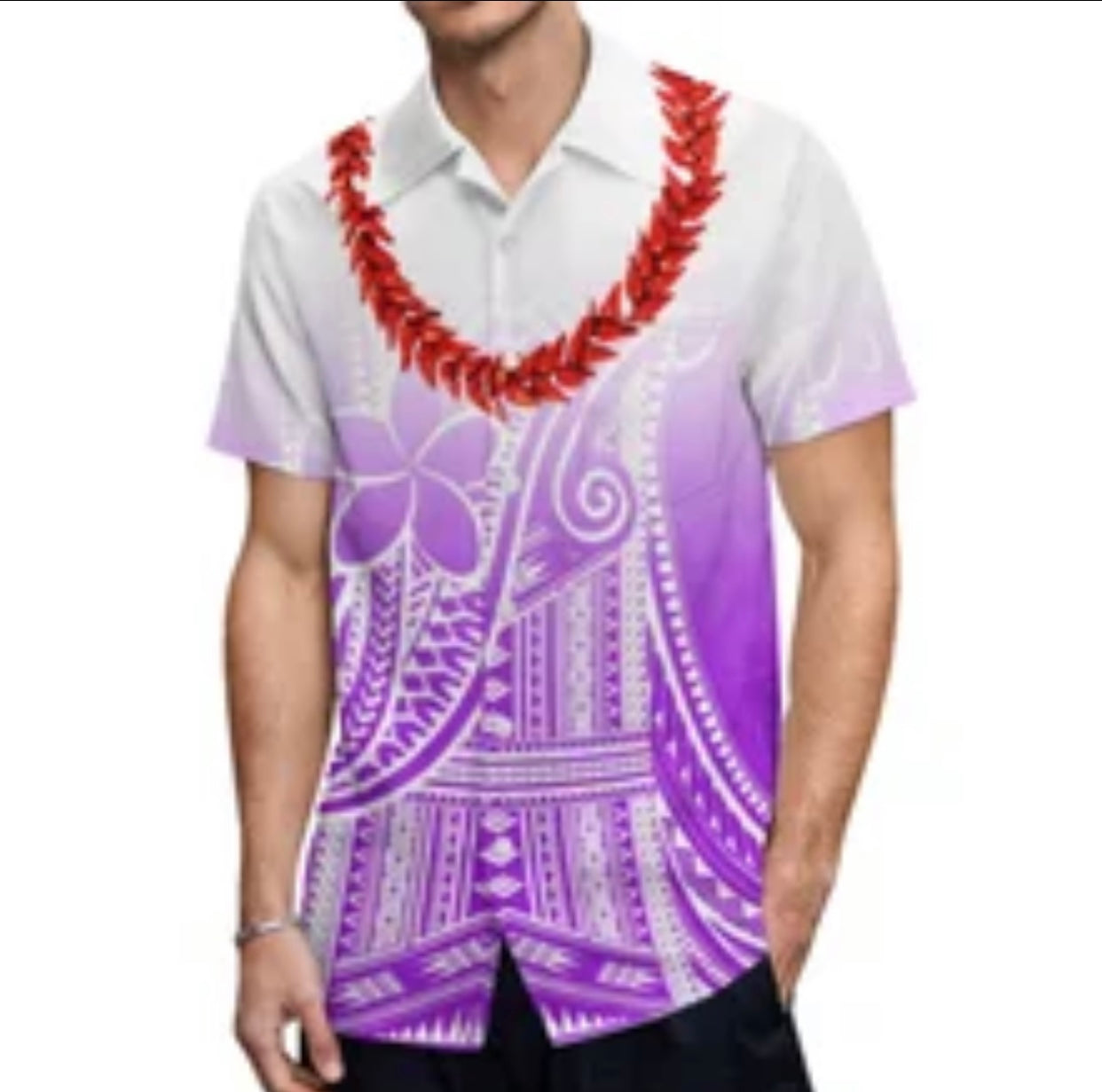 Men’s Ulafala Tribal shirt in different Colours & Styles