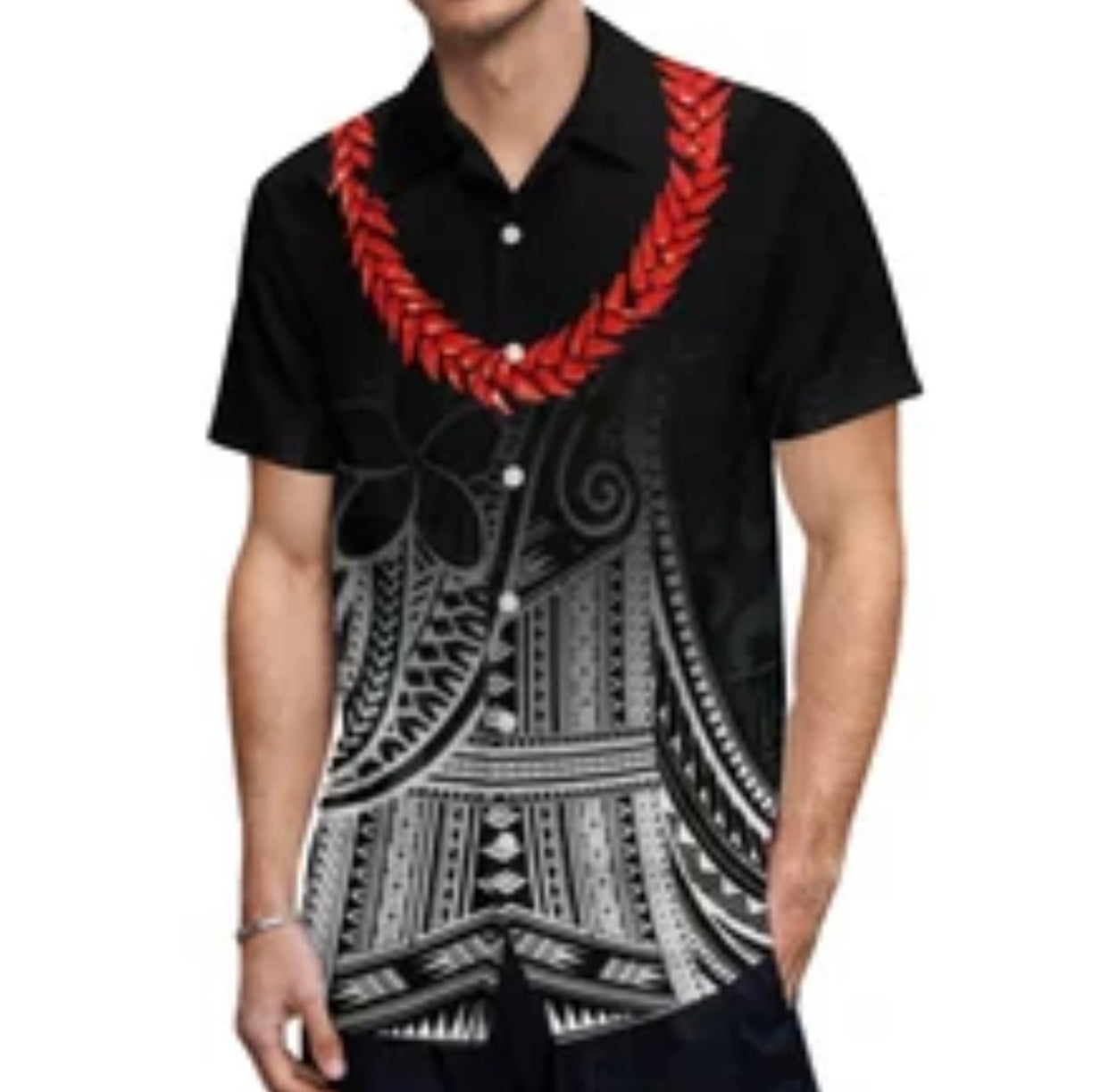 Men’s Ulafala Tribal shirt in different Colours & Styles