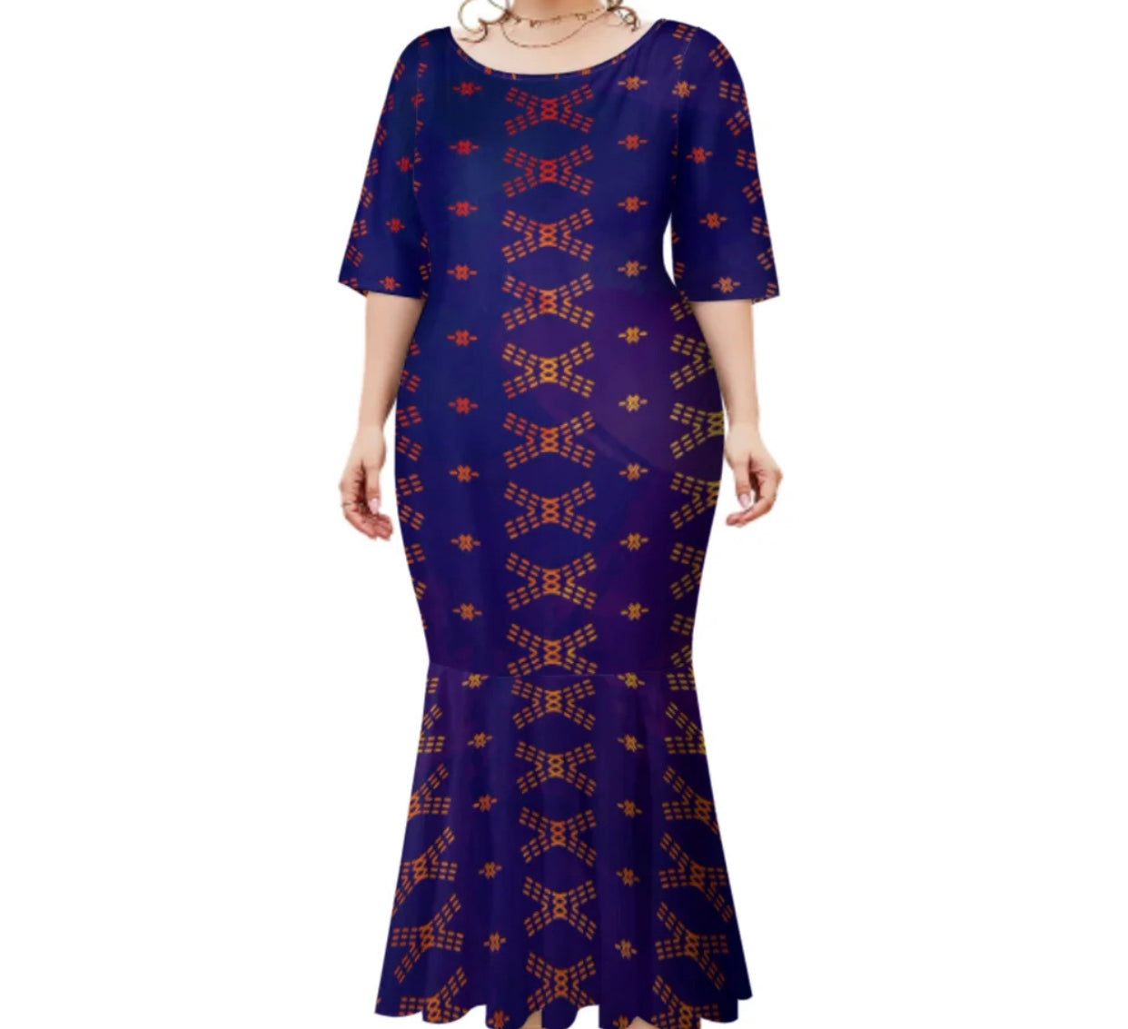 Ladies tribal design dress