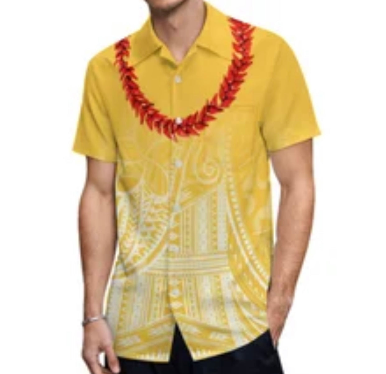 Men’s Ulafala Tribal shirt in different Colours & Styles