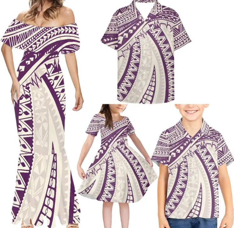Customized 4pcs Family Outfits