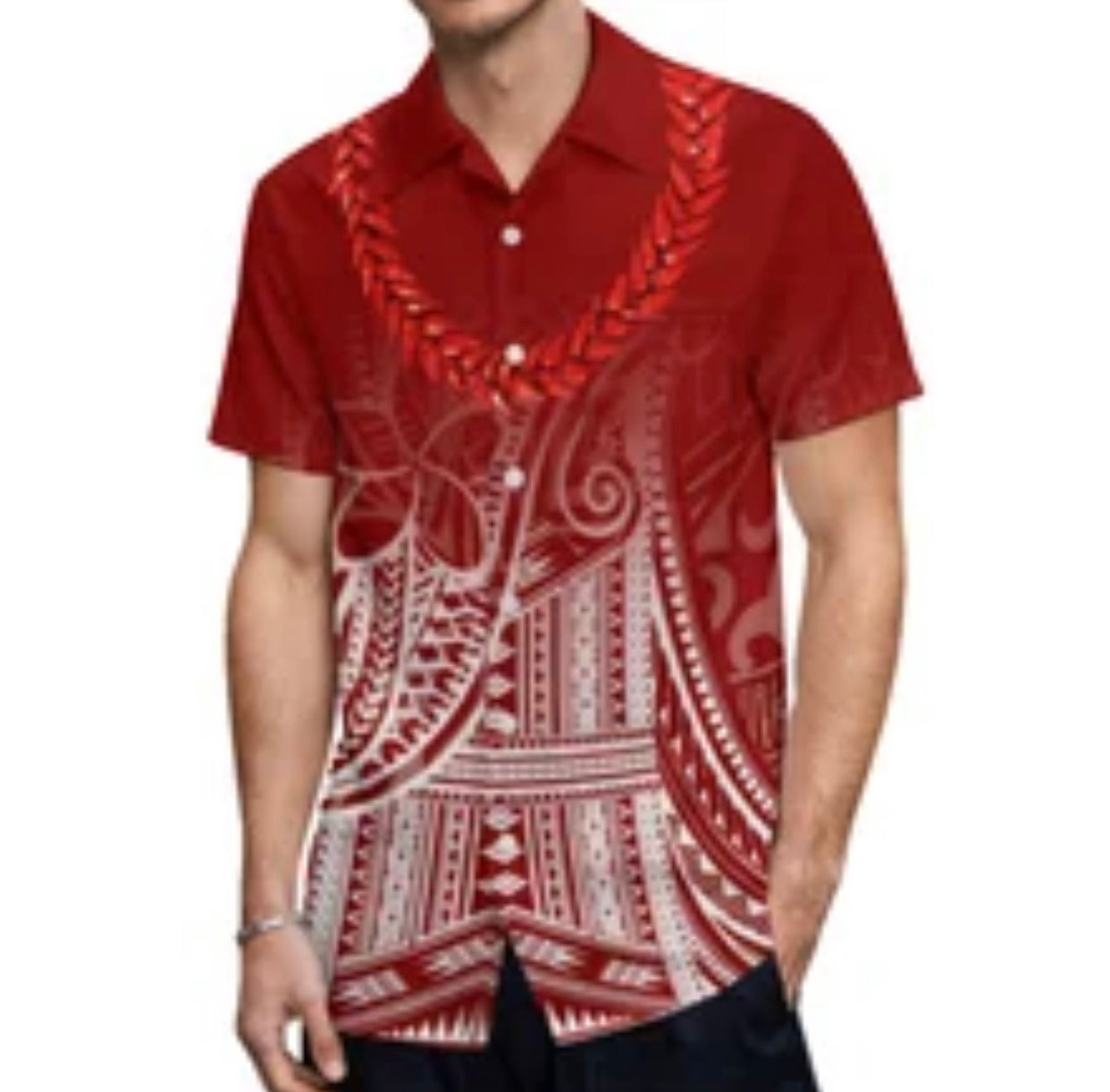 Men’s Ulafala Tribal shirt in different Colours & Styles