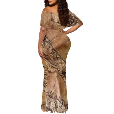 Samoan Tapa design dress for Ladies