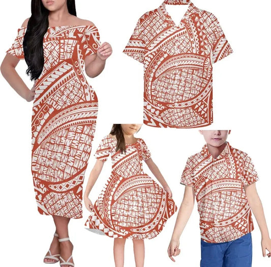 4pcs Family Outfits