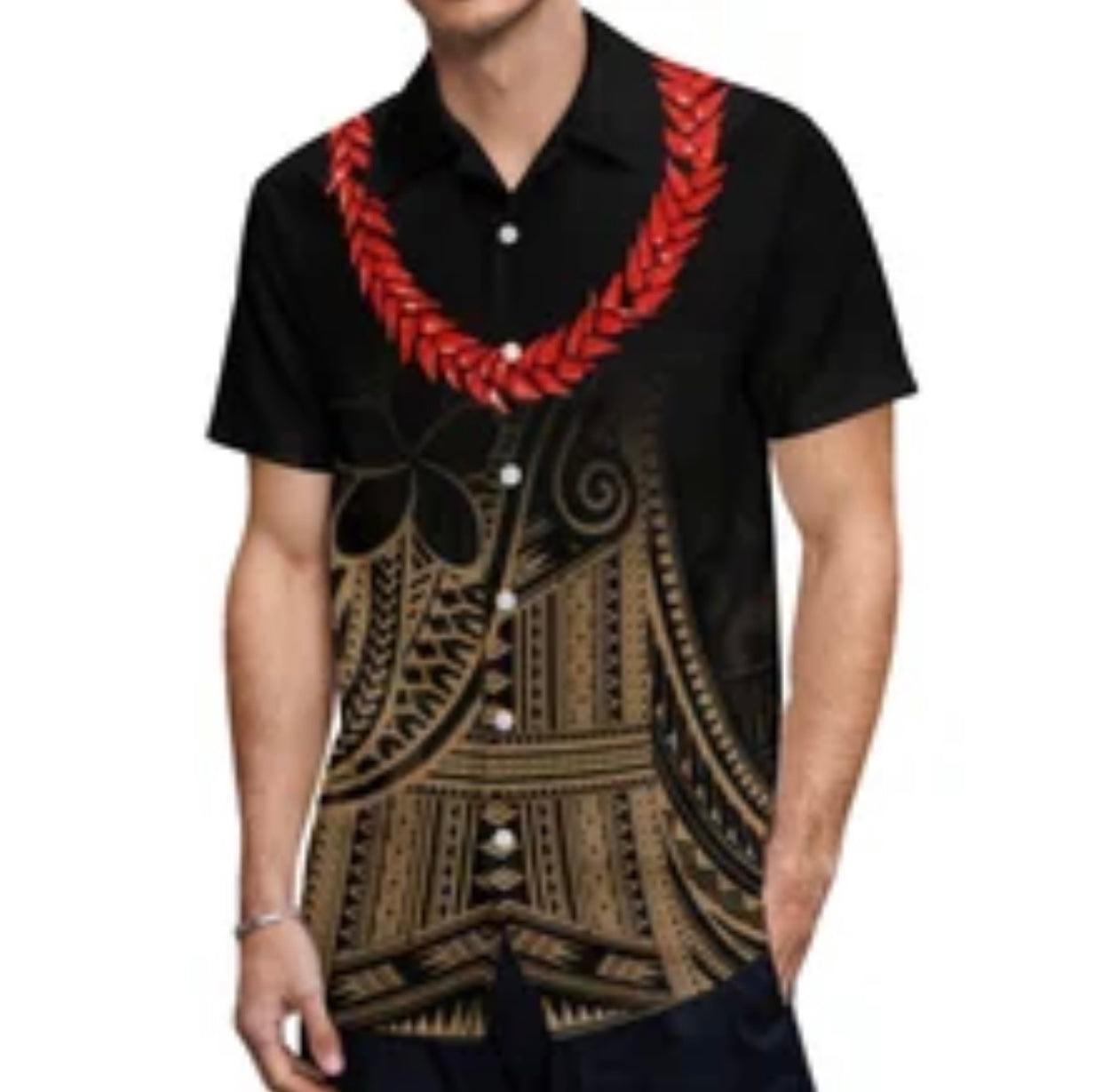 Men’s Ulafala Tribal shirt in different Colours & Styles