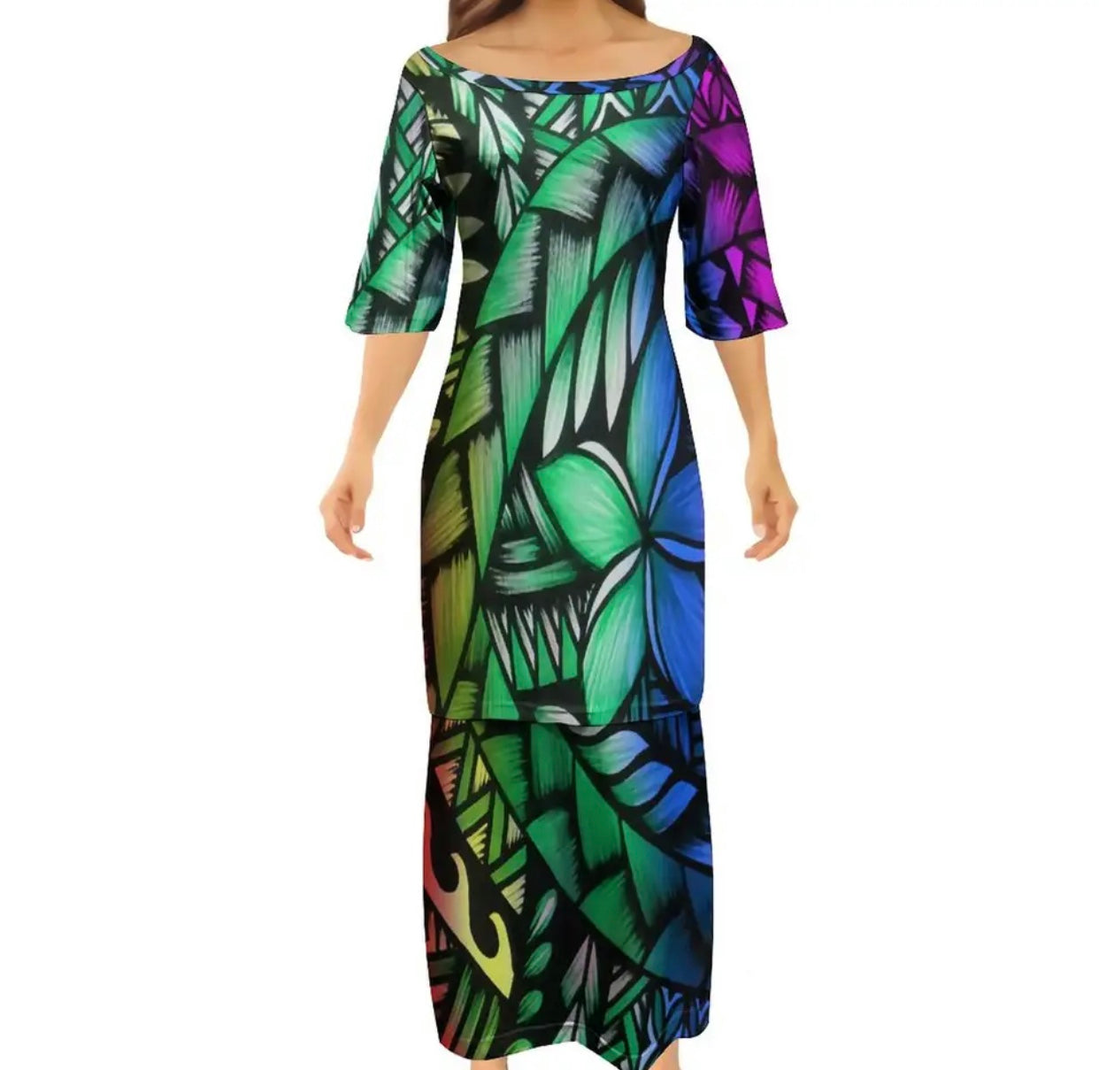 Ladies Tribal Dress 2 Piece Sets in Different Colours and Styles