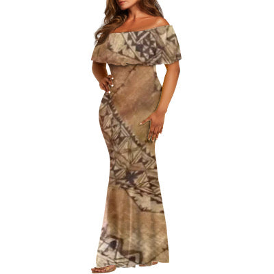 Samoan Tapa design dress for Ladies