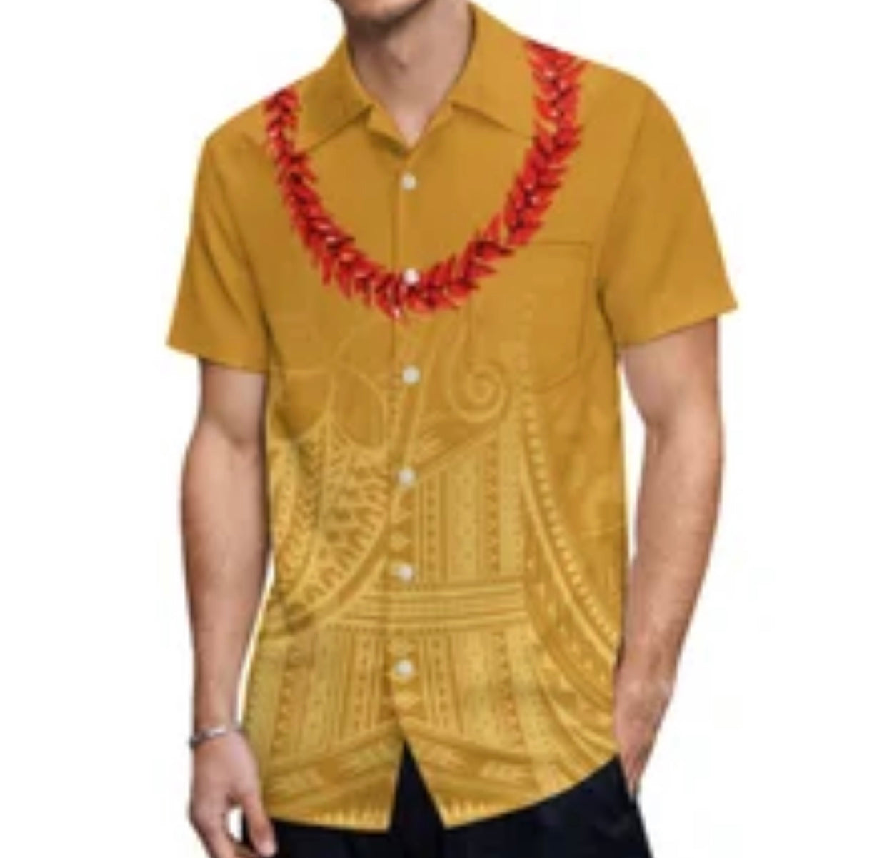Men’s Ulafala Tribal shirt in different Colours & Styles