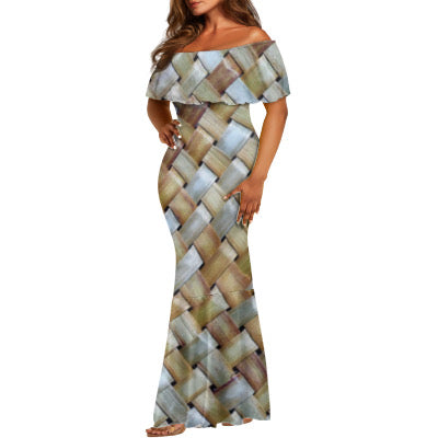 Ladies Finemat off shoulder dress