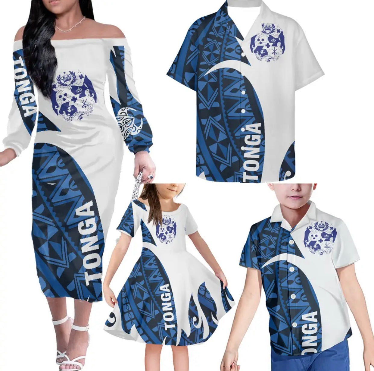 Family 4pcs Matching Clothes in different Colours & Styles