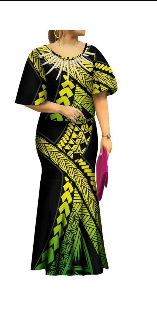 Necklace Pattern Custom Women Dress for Pre- Order
