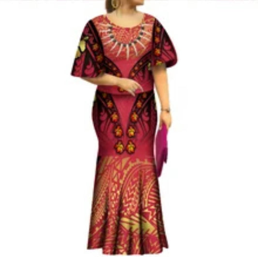 Polynesian Women Dress for Pre-Order