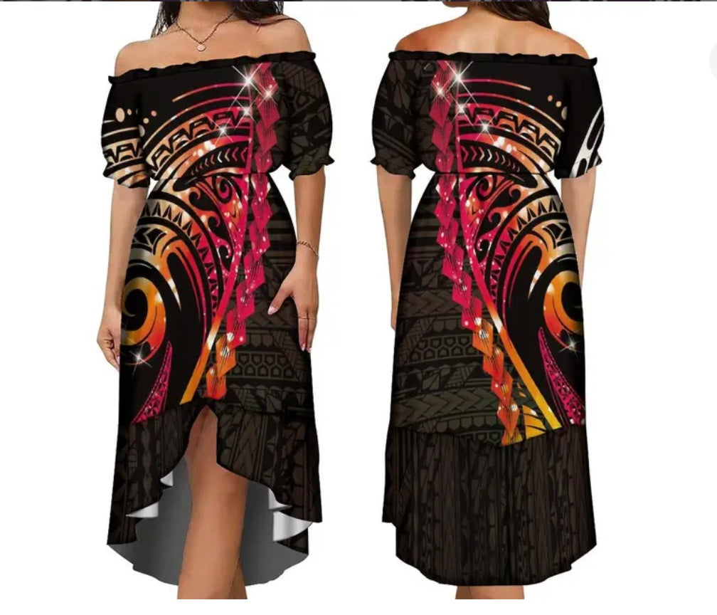 Women off shoulder dress for Pre- Order
