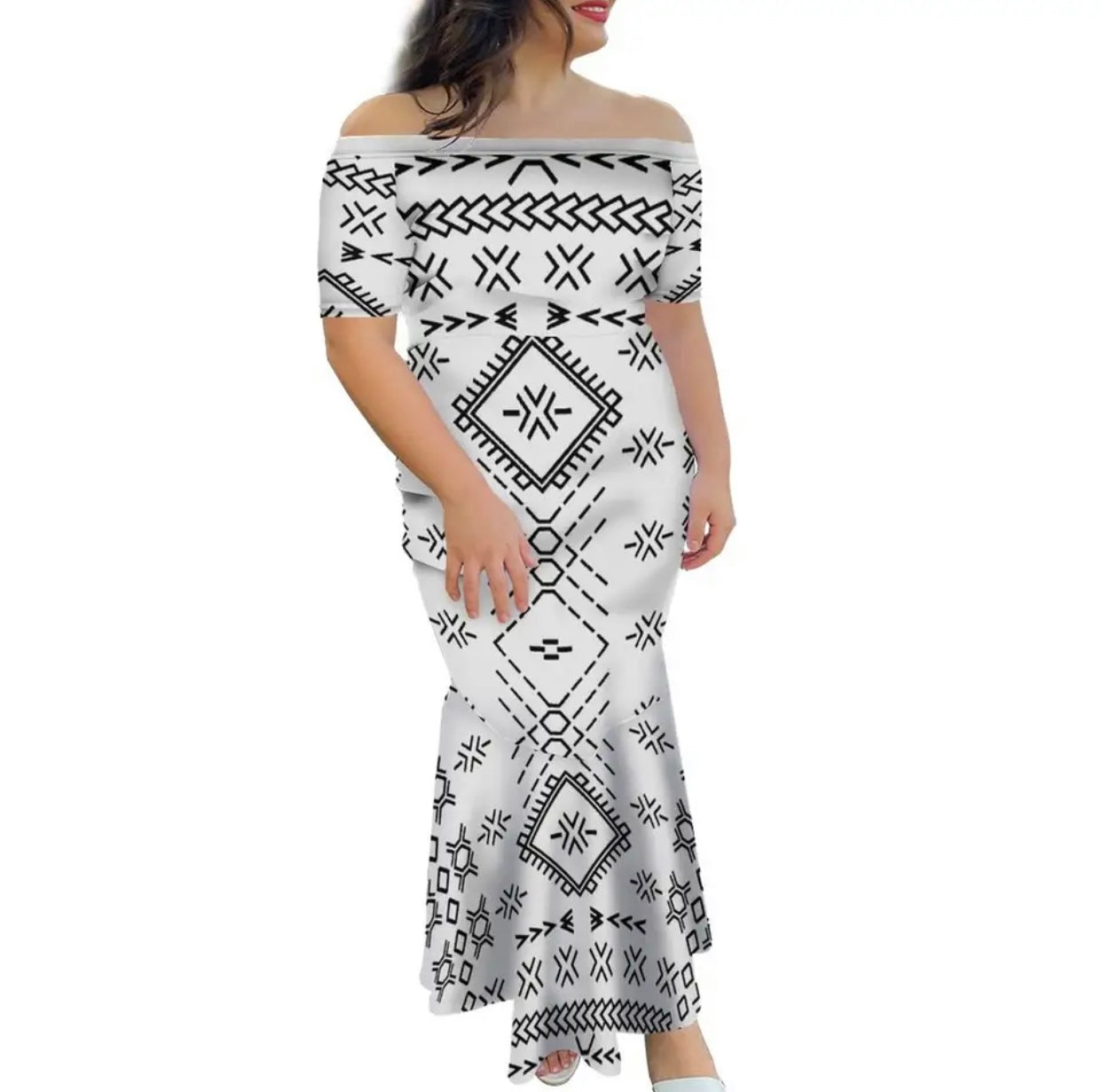 Ladies off shoulder dress