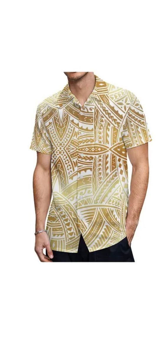 Polynesian Men short sleeve shirt for Pre-Order